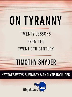 cover image of Summary: On Tyranny